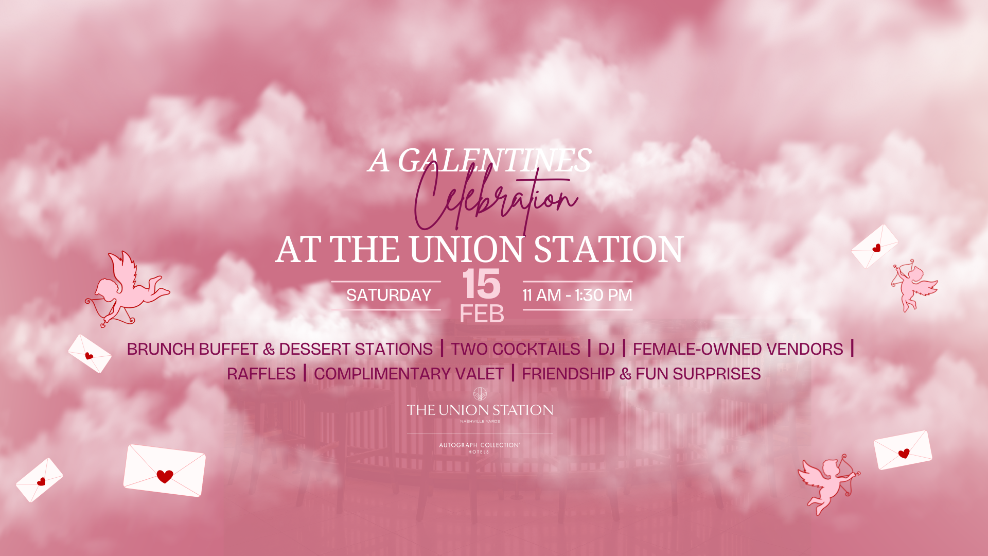 A Galentines Celebration at The Union Station Nashville!